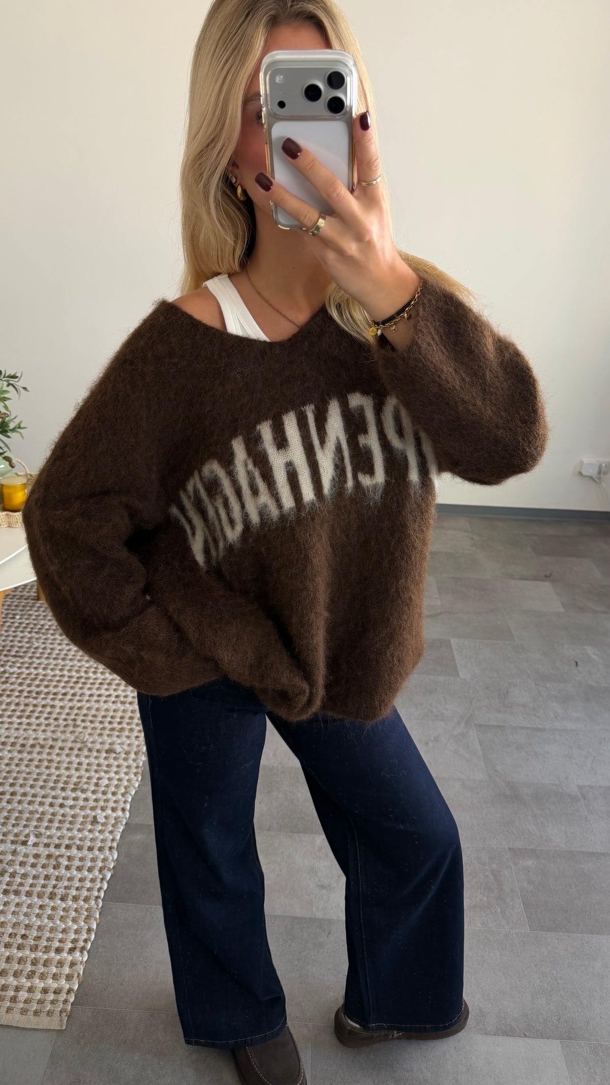 COZY COPENHAGEN KNIT BROWN