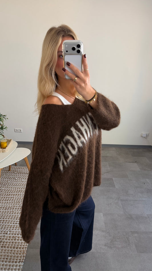 COZY COPENHAGEN KNIT BROWN