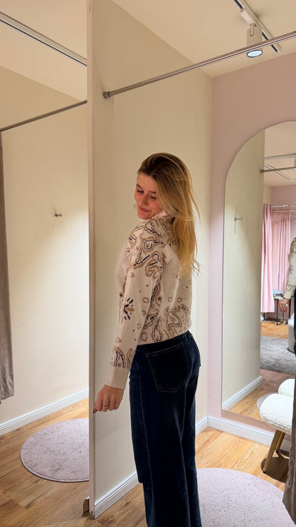 PAISLEY PULLI CREAM