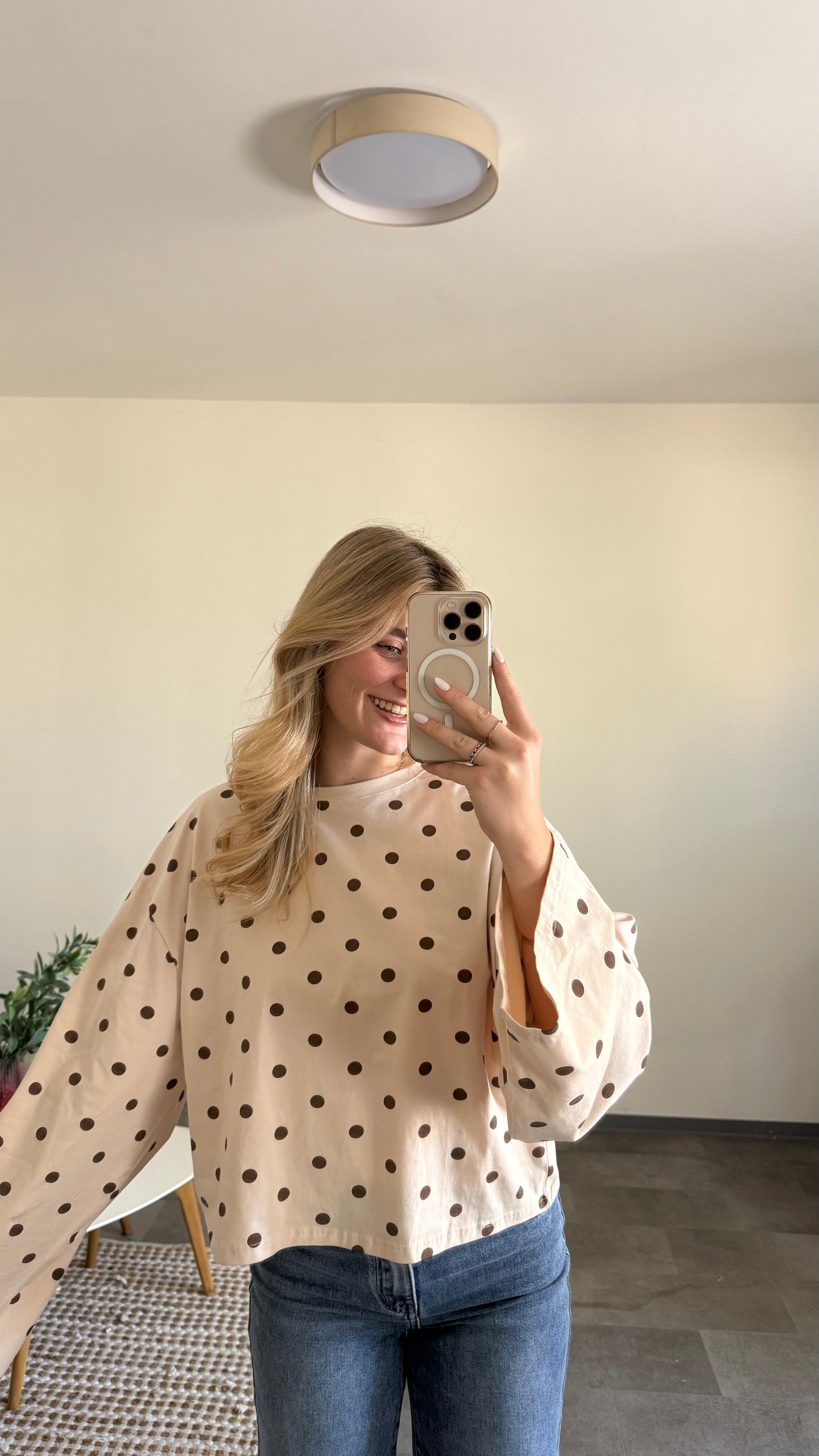 LONGSLEEVE POLKA DOTS